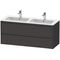 Duravit Waschtischunterbau Ketho.2 1280x550x480mm graphit supermatt