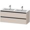 Duravit Waschtischunterbau Ketho.2 1280x550x480mm taupe matt