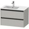 Duravit Waschtischunterbau Ketho.2 810x549x480mm betongrau matt
