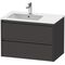 Duravit Waschtischunterbau Ketho.2 810x549x480mm graphit supermatt