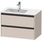 Duravit Waschtischunterbau Ketho.2 810x549x480mm taupe matt