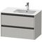 Duravit Waschtischunterbau Ketho.2 810x549x480mm betongrau matt