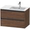 Duravit Waschtischunterbau Ketho.2 810x549x480mm nussbaum dunkel