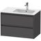Duravit Waschtischunterbau Ketho.2 810x549x480mm graphit matt