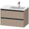 Duravit Waschtischunterbau Ketho.2 810x549x480mm leinen