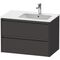 Duravit Waschtischunterbau Ketho.2 810x549x480mm graphit supermatt