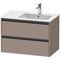 Duravit Waschtischunterbau Ketho.2 810x549x480mm taupe supermatt