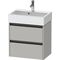 Duravit Waschtischunterbau Ketho.2 584x549x390mm betongrau matt