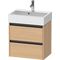 Duravit Waschtischunterbau Ketho.2 584x549x390mm eiche natur