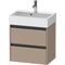 Duravit Waschtischunterbau Ketho.2 584x549x390mm leinen