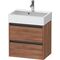 Duravit Waschtischunterbau Ketho.2 584x549x390mm nussbaum natur