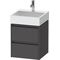 Duravit Waschtischunterbau Ketho.2 484x549x460mm graphit matt