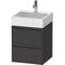 Duravit Waschtischunterbau Ketho.2 484x549x460mm graphit supermatt