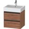 Duravit Waschtischunterbau Ketho.2 584x549x460mm nussbaum natur