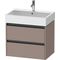 Duravit Waschtischunterbau Ketho.2 684x549x460mm basalt matt