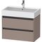 Duravit Waschtischunterbau Ketho.2 784x549x460mm basalt matt