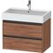 Duravit Waschtischunterbau Ketho.2 784x549x460mm nussbaum natur