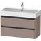 Duravit Waschtischunterbau Ketho.2 984x549x460mm basalt matt
