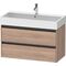 Duravit Waschtischunterbau Ketho.2 984x549x460mm nussbaum natur