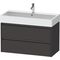 Duravit Waschtischunterbau Ketho.2 984x549x460mm graphit supermatt