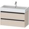 Duravit Waschtischunterbau Ketho.2 984x549x460mm taupe supermatt