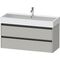 Duravit Waschtischunterbau Ketho.2 1184x549x460mm betongrau matt