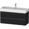 Duravit Waschtischunterbau Ketho.2 1184x549x460mm eiche schwarz