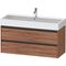 Duravit Waschtischunterbau Ketho.2 1184x549x460mm nussbaum natur