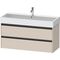 Duravit Waschtischunterbau Ketho.2 1184x549x460mm taupe supermatt