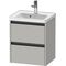 Duravit Waschtischunterbau Ketho.2 484x549x375mm betongrau matt