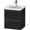 Duravit Waschtischunterbau Ketho.2 484x549x375mm eiche schwarz