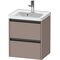 Duravit Waschtischunterbau Ketho.2 484x549x375mm basalt matt