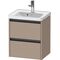 Duravit Waschtischunterbau Ketho.2 484x549x375mm leinen