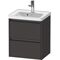 Duravit Waschtischunterbau Ketho.2 484x549x375mm graphit supermatt