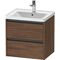 Duravit Waschtischunterbau Ketho.2 584x549x455mm nussbaum dunkel