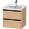 Duravit Waschtischunterbau Ketho.2 584x549x455mm eiche natur