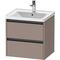 Duravit Waschtischunterbau Ketho.2 584x549x455mm basalt matt