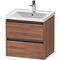 Duravit Waschtischunterbau Ketho.2 584x549x455mm nussbaum natur
