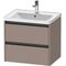 Duravit Waschtischunterbau Ketho.2 634x549x455mm basalt matt