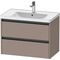 Duravit Waschtischunterbau Ketho.2 784x549x455mm basalt matt