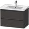 Duravit Waschtischunterbau Ketho.2 784x549x455mm graphit supermatt