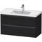 Duravit Waschtischunterbau Ketho.2 984x549x455mm eiche schwarz