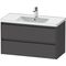 Duravit Waschtischunterbau Ketho.2 984x549x455mm graphit matt