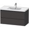 Duravit Waschtischunterbau Ketho.2 984x549x455mm graphit supermatt