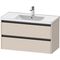 Duravit Waschtischunterbau Ketho.2 984x549x455mm taupe supermatt