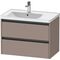 Duravit Waschtischunterbau Ketho.2 784x549x455mm eiche natur