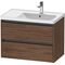 Duravit Waschtischunterbau Ketho.2 784x549x455mm nussbaum dunkel