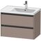 Duravit Waschtischunterbau Ketho.2 784x549x455mm basalt matt