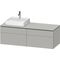 Duravit Waschtischunterbau L-CUBE 1420x482x550mm betongr ma o ES
