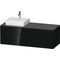 Duravit Waschtischunterbau L-CUBE 1420x482x550mm sw hgl o ES